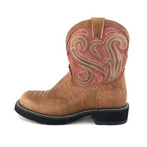 Ariat Women 7 B Rhinestone Gembaby Western Leather Roper Boots Country Cottage
